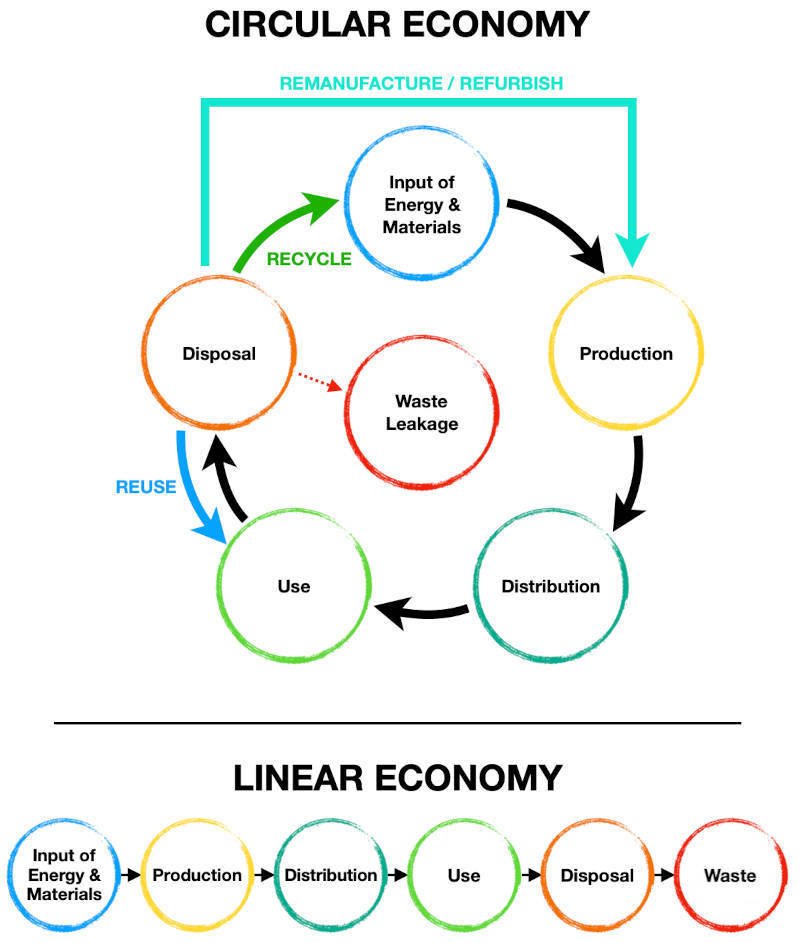 Circular Economy VS Linear Economy