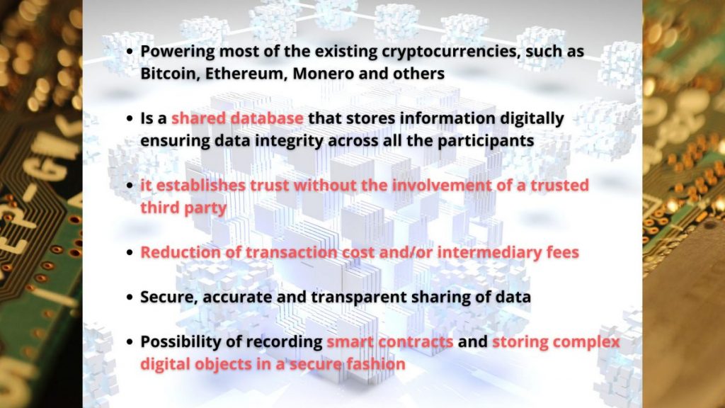 Blockchain advantages