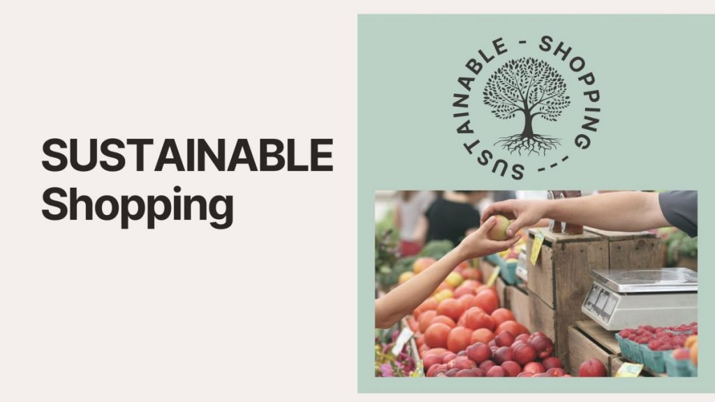 Sustainable shopping