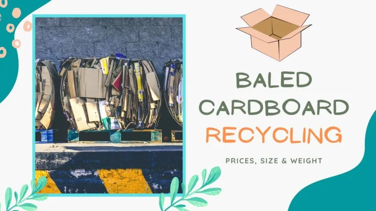 Baled Cardboard recycling - prices size weight