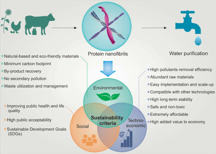 purificazione dell'acqua - protein nanofibrils