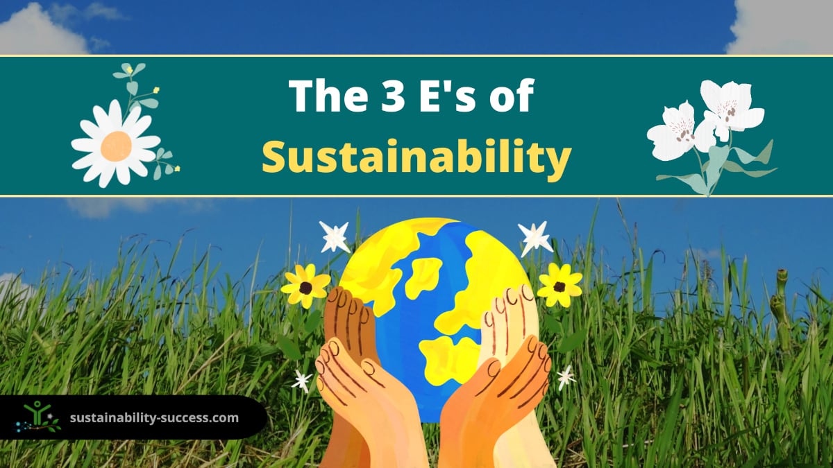 The 3 E's of Sustainability