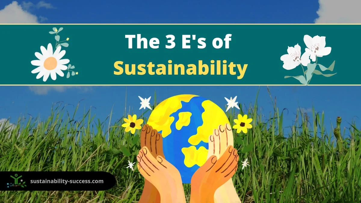 The 3 E's Of Sustainability EXPLAINED 1 The 3 E's of Sustainability