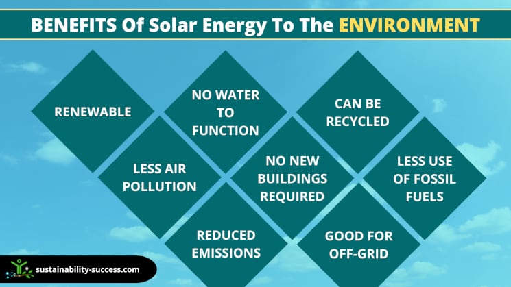 8 benefits of solar energy to the environment