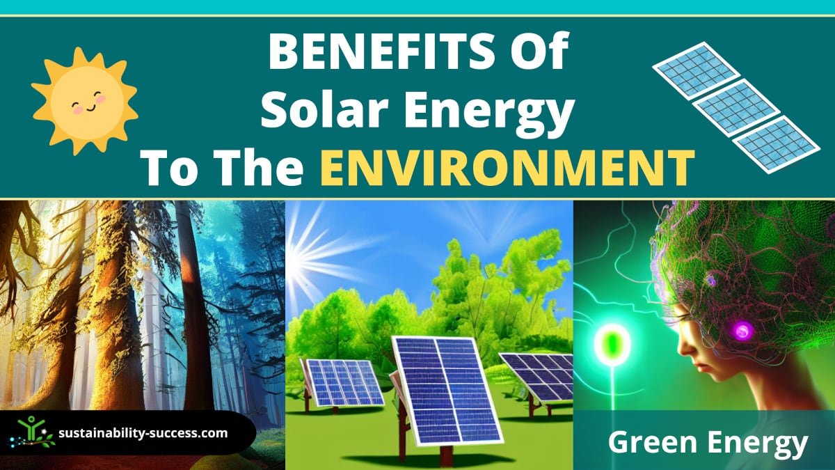 benefits of solar energy to the environment