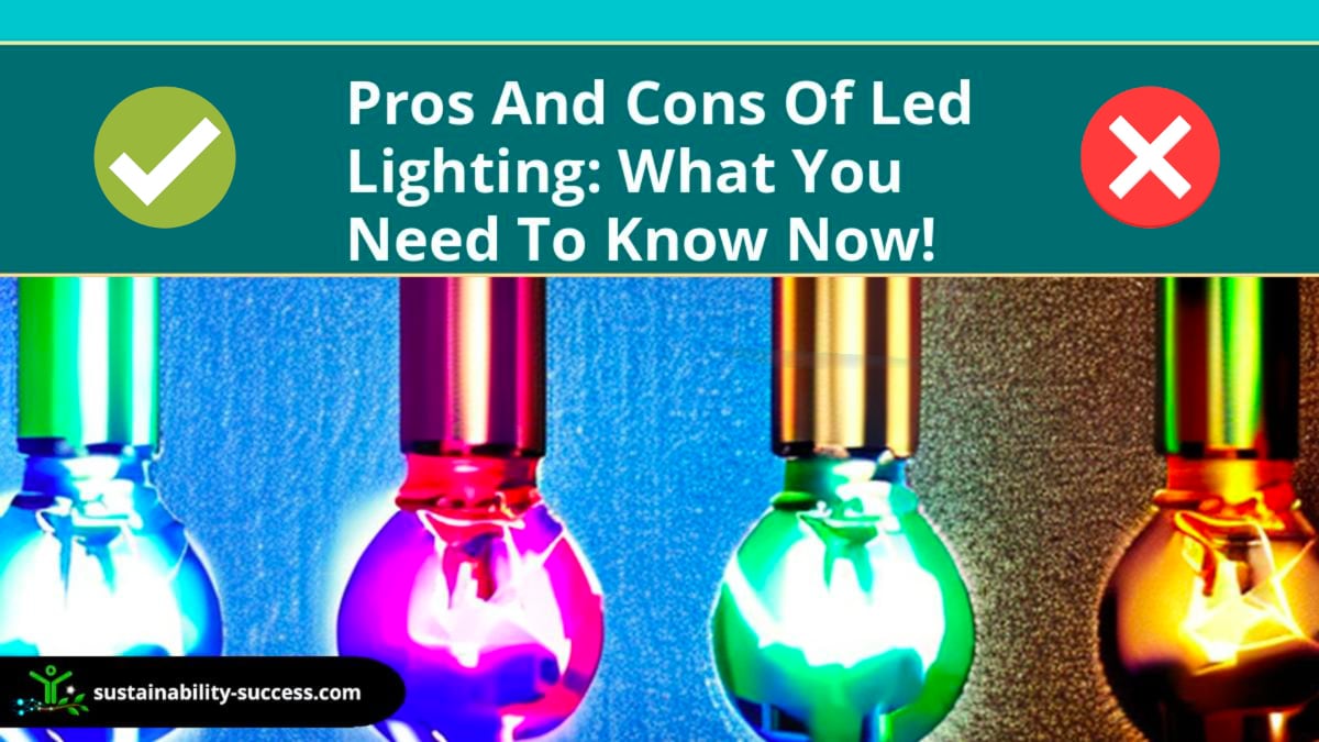 pros and cons of led lighting
