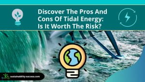 Discover the Pros and Cons of Tidal Energy: Is it Worth the Risk? 1 pros and cons of tidal energy