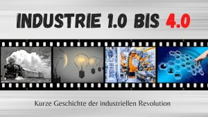Industrie 1,0 bis 4,0