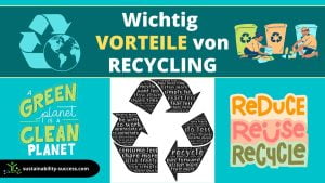 Wichtig VORTEILE von RECYCLING