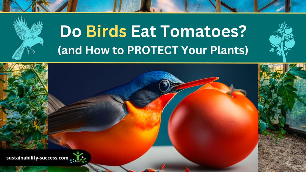 do birds eat tomatoes - and how to protect your plants