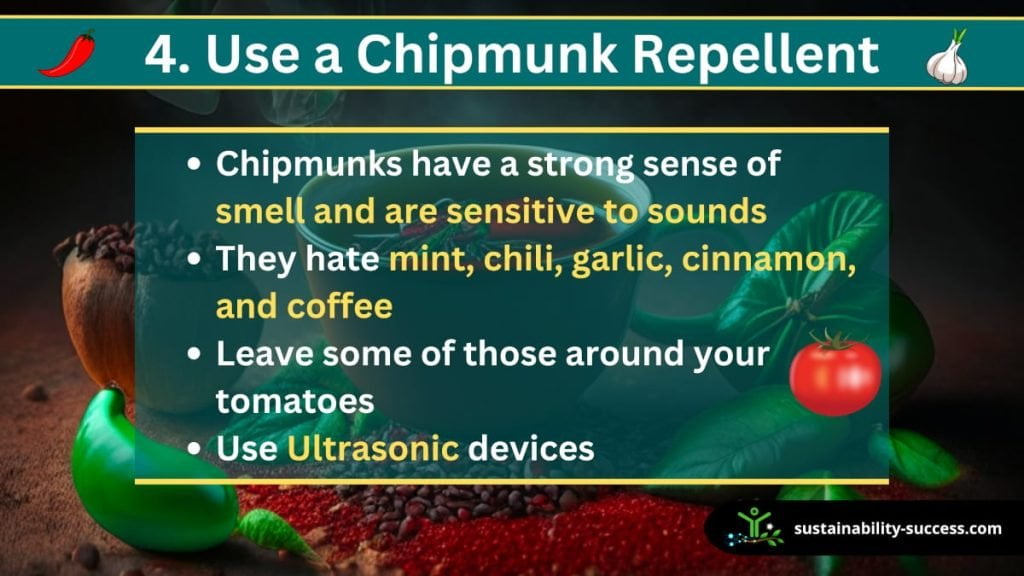 use chipmunk repellents