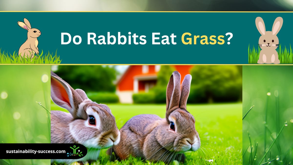 do rabbits eat grass