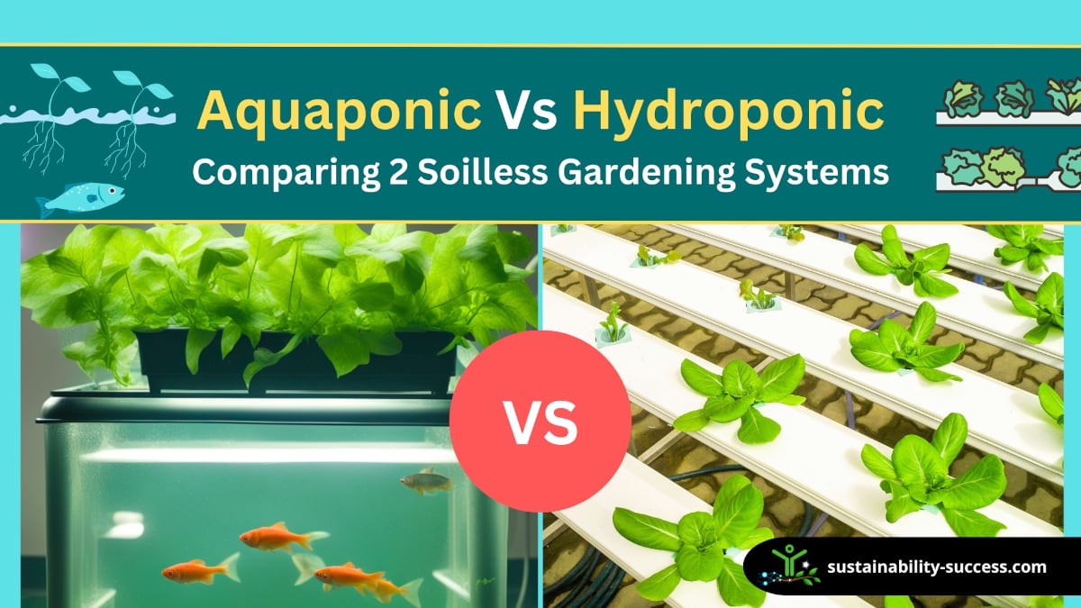 aquaponic vs hydroponic - comparing soilless gardening systems