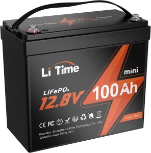 affordable lithium battery for RV - LiTime Mini 100Ah 12V