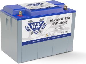 best RV battery - lithium LFP - Battle Born 100Ah battery