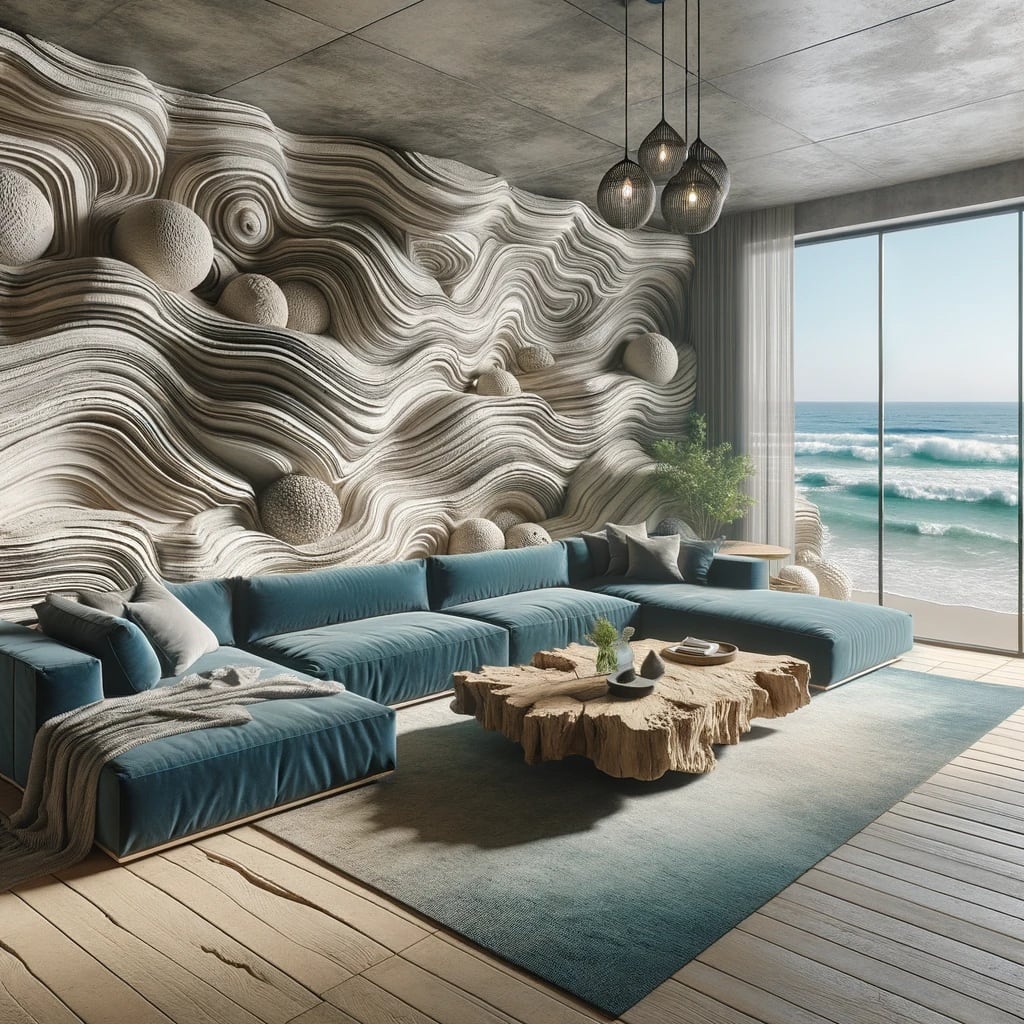 biophilic interior design - living room 11