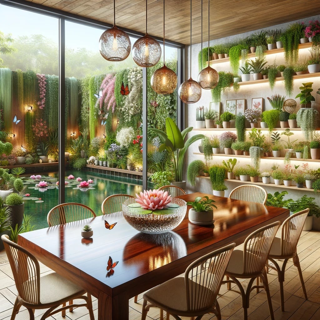 biophilic interior design - plants