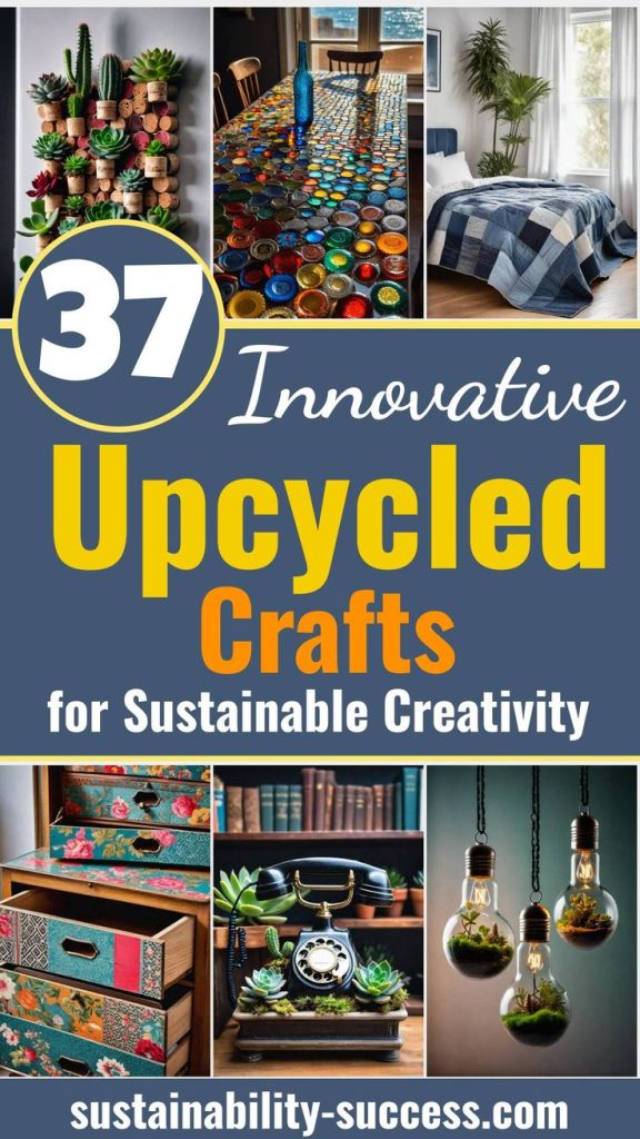 37 Upcycled Crafts_ Innovative DIY Projects for Sustainable Creativity