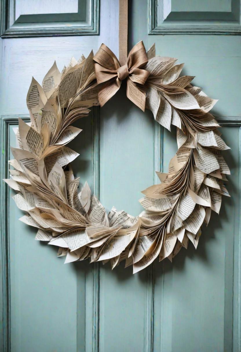 5. Book Page Wreath Tutorial-0
