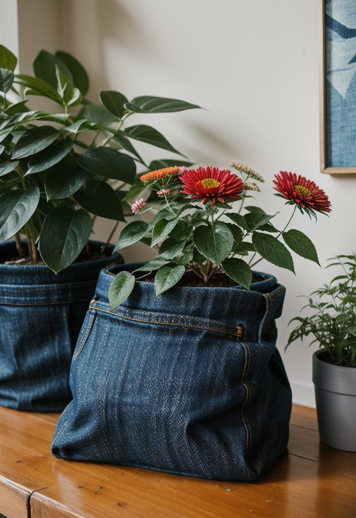 15. Denim Flower Pot Upcycling-0