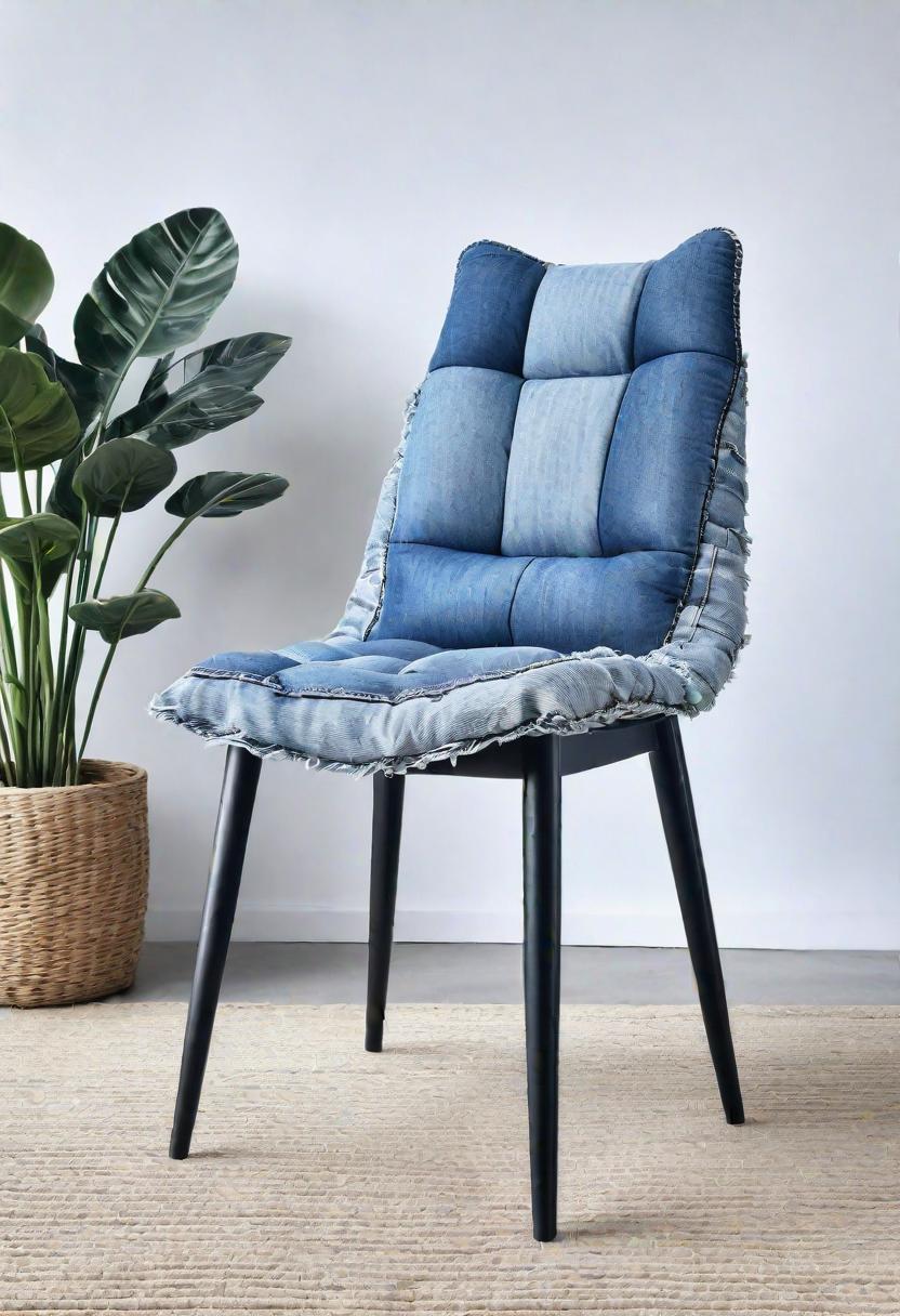 6. Jeans Upholstered Chair DIY-1