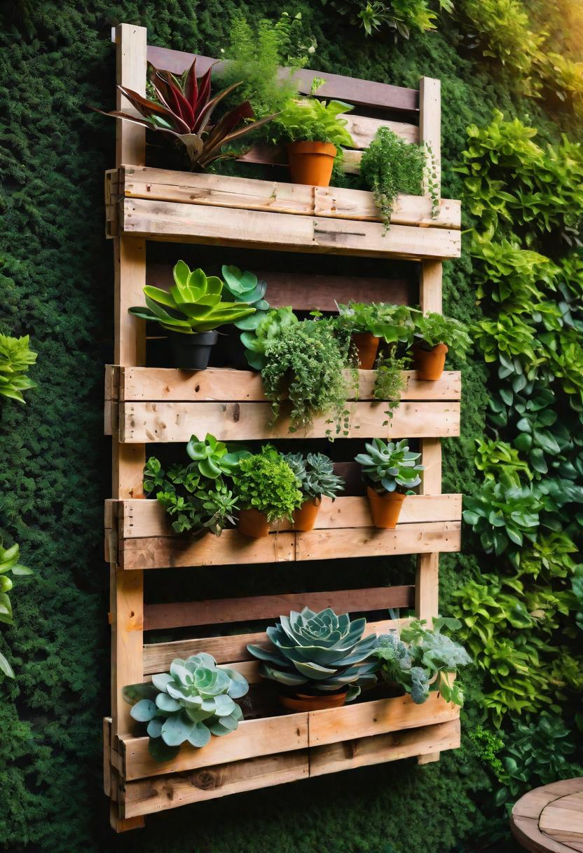 12. Pallet Vertical Garden DIY-0