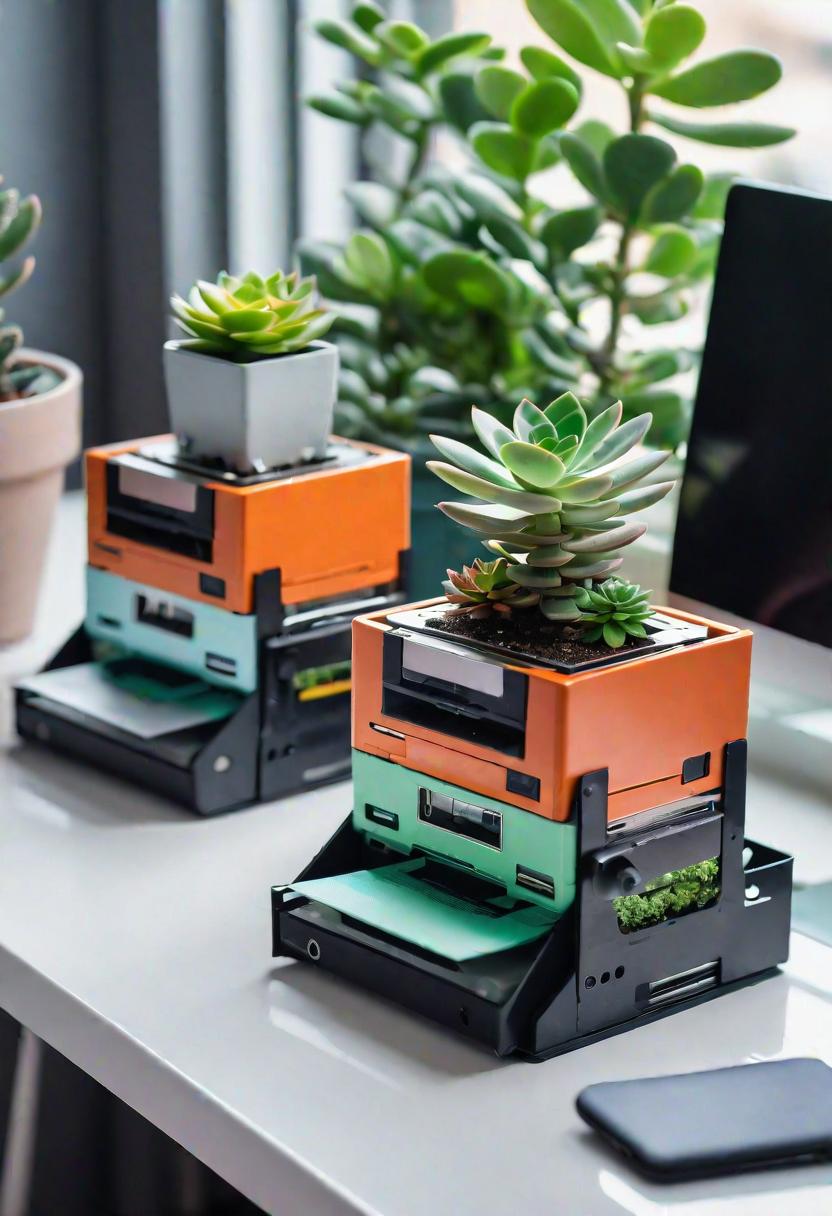36. Upcycled Floppy Disk Planters-0
