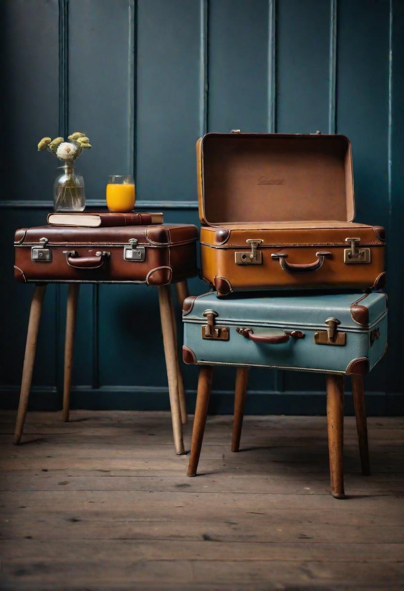 2. Vintage Suitcase Side Tables-0