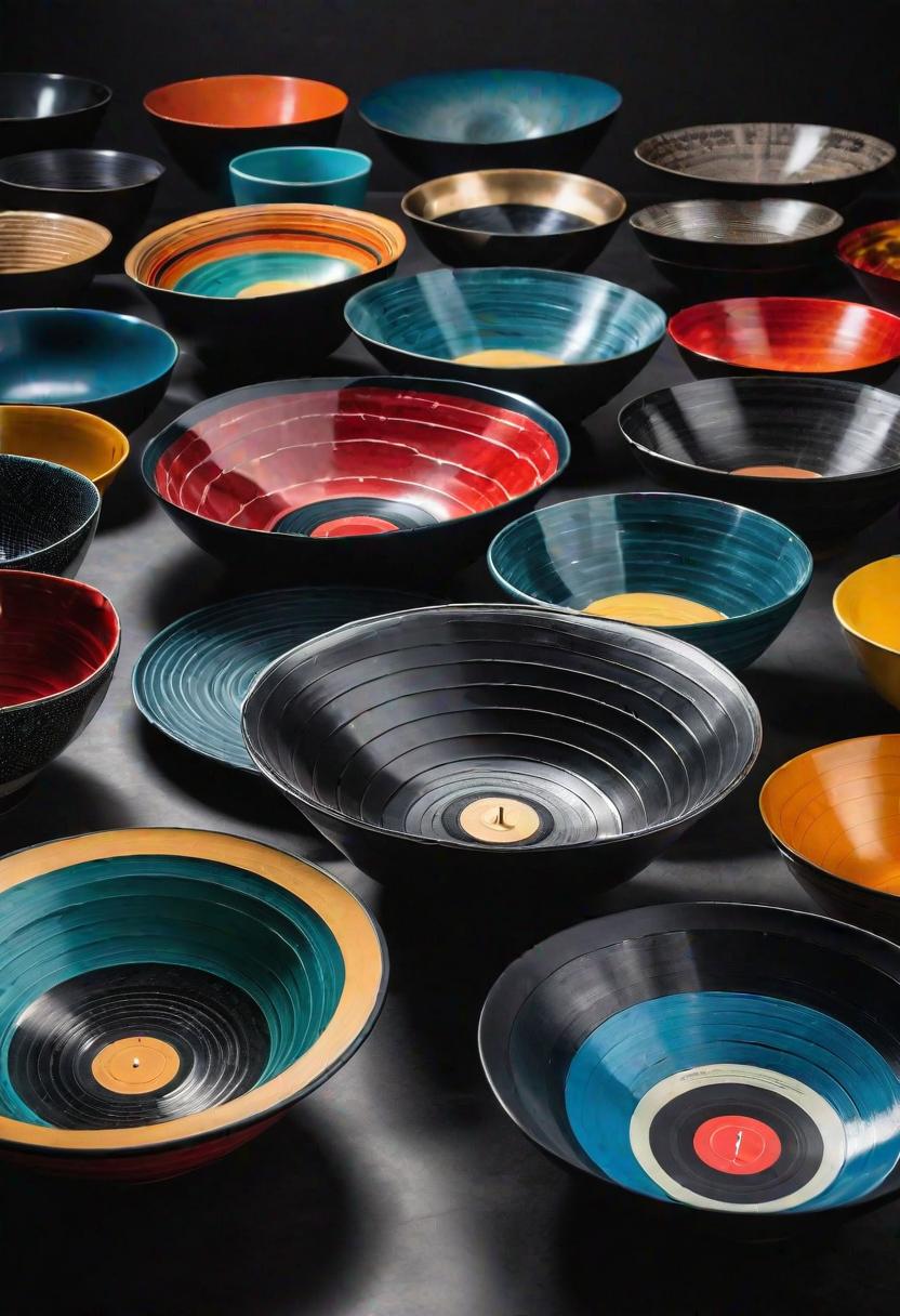 18. Vinyl Record Decor Bowls-0