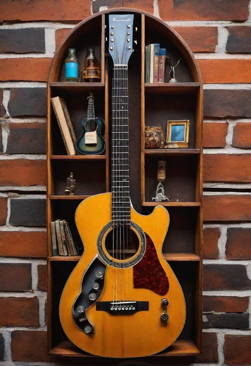 guitar upcycling craft