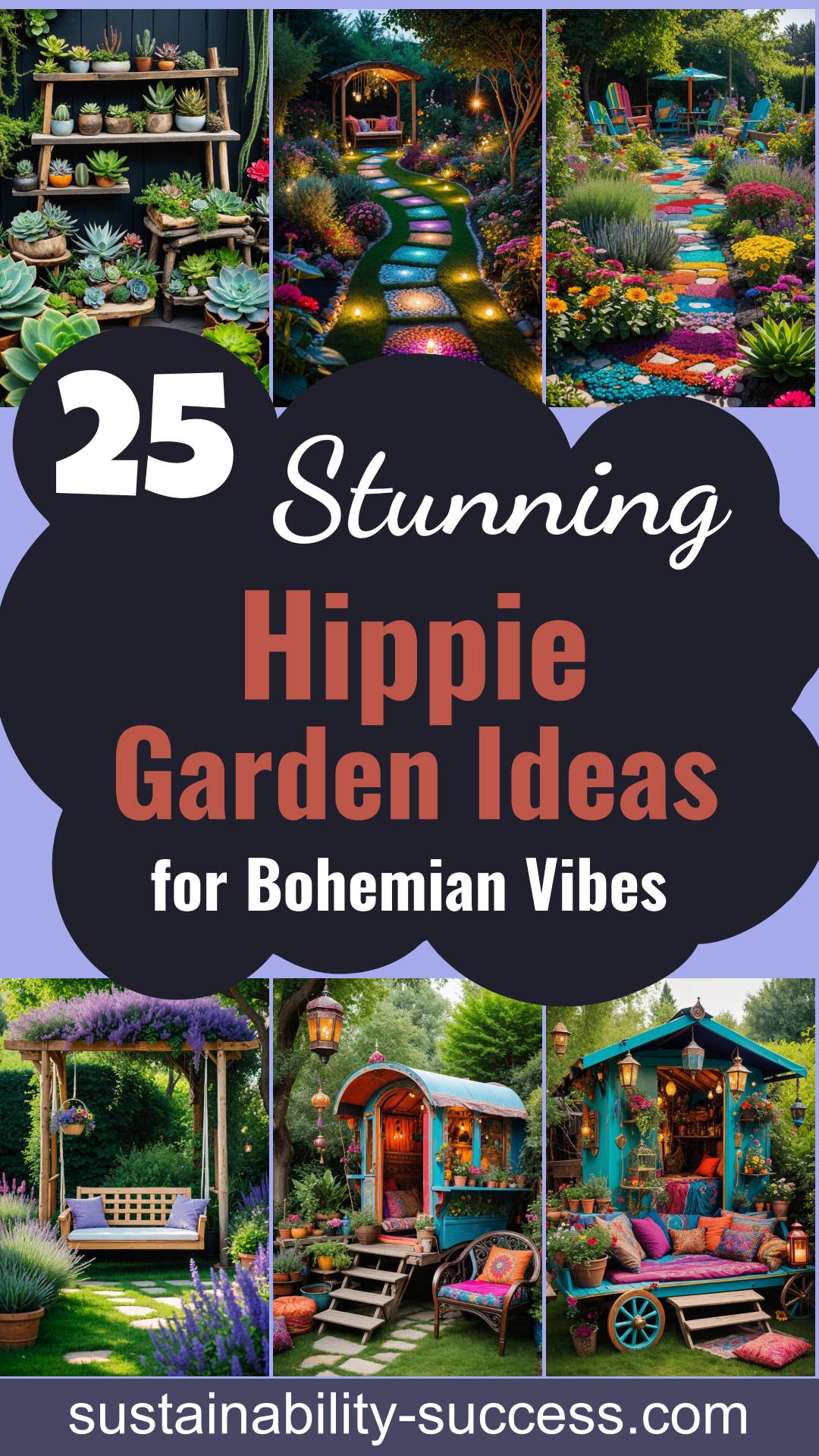 25 Stunning Hippie Garden Ideas for Bohemian Vibes