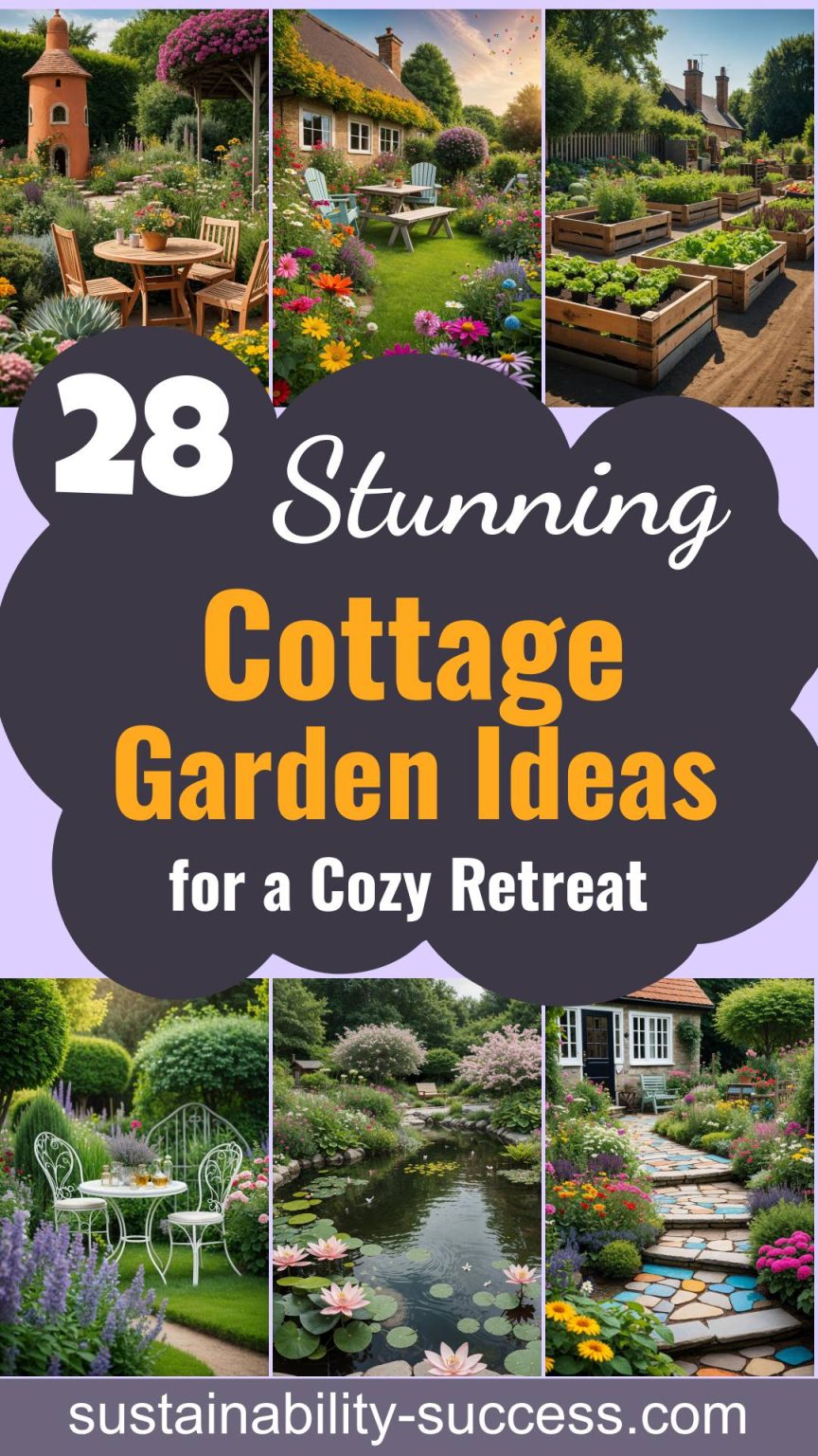 28 Stunning Cottage Garden Ideas for a Cozy Retreat