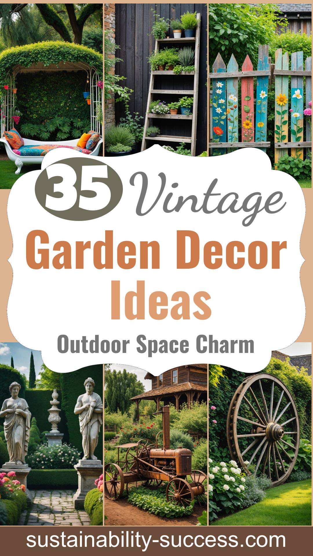 35 Vintage Garden Decor Ideas to Elevate Your Outdoor Space
