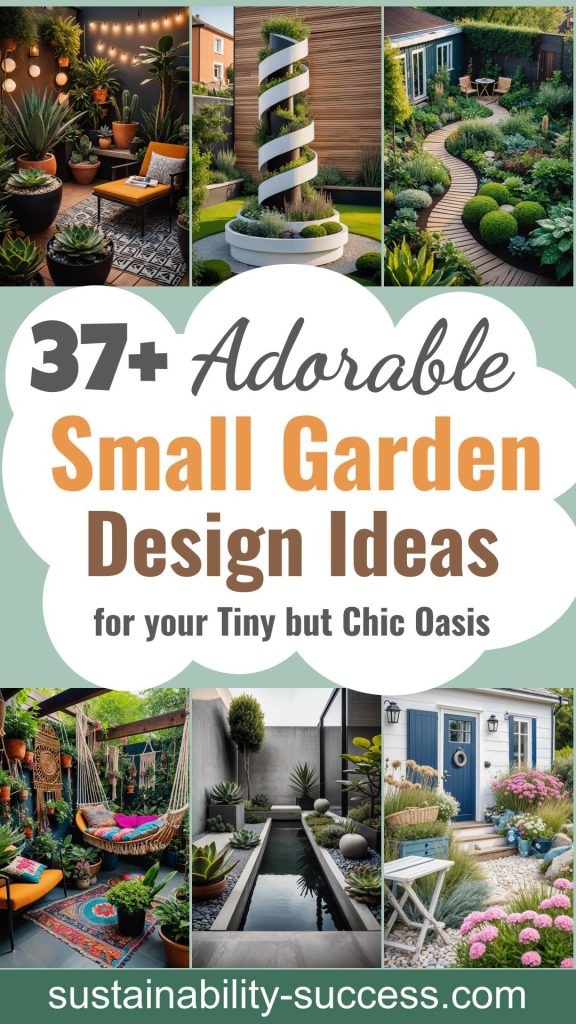 37 Adorable Small Garden Ideas for Your Tiny Outdoor Oasis