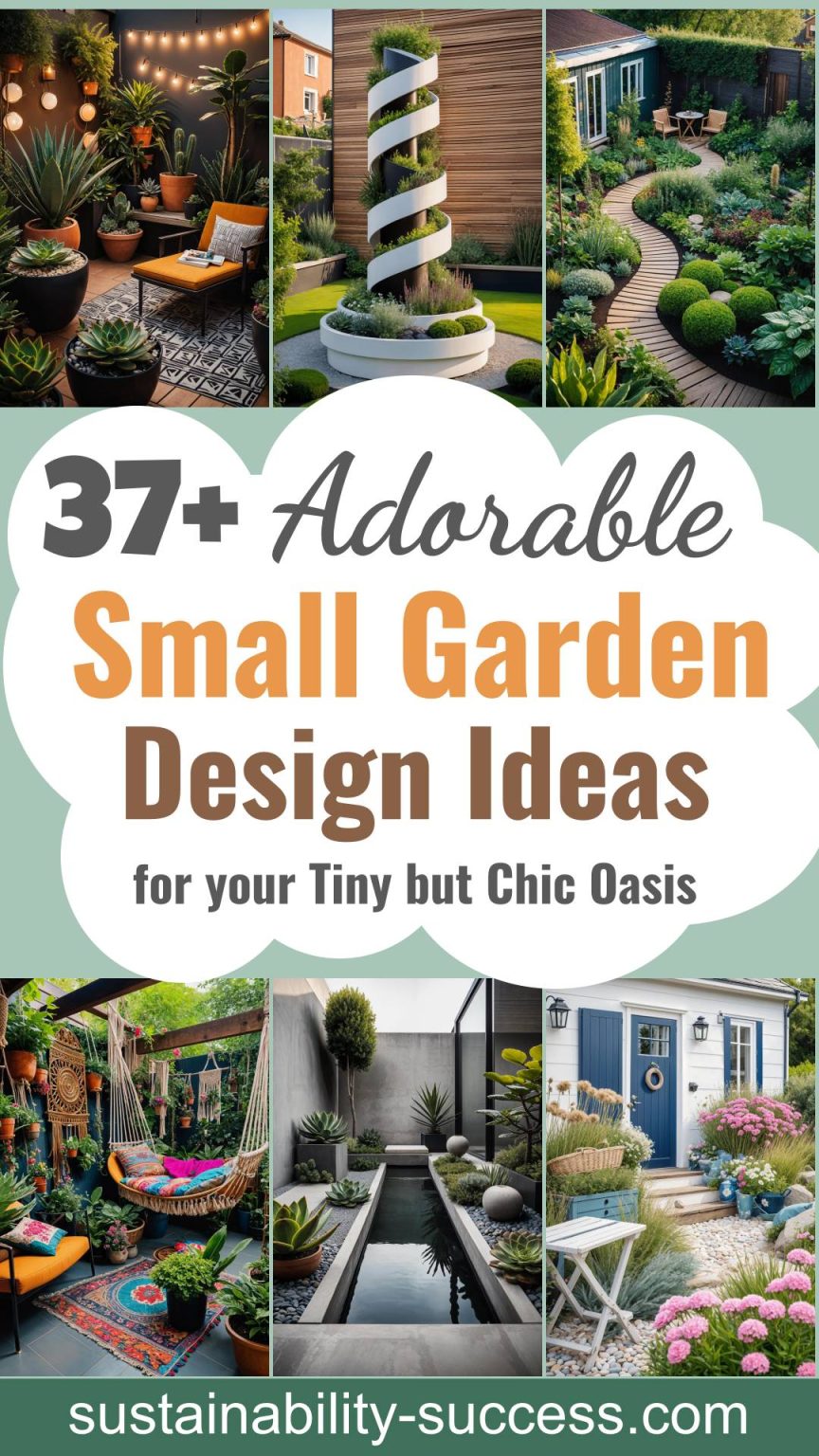 37 Adorable Small Garden Ideas for Your Tiny Oasis