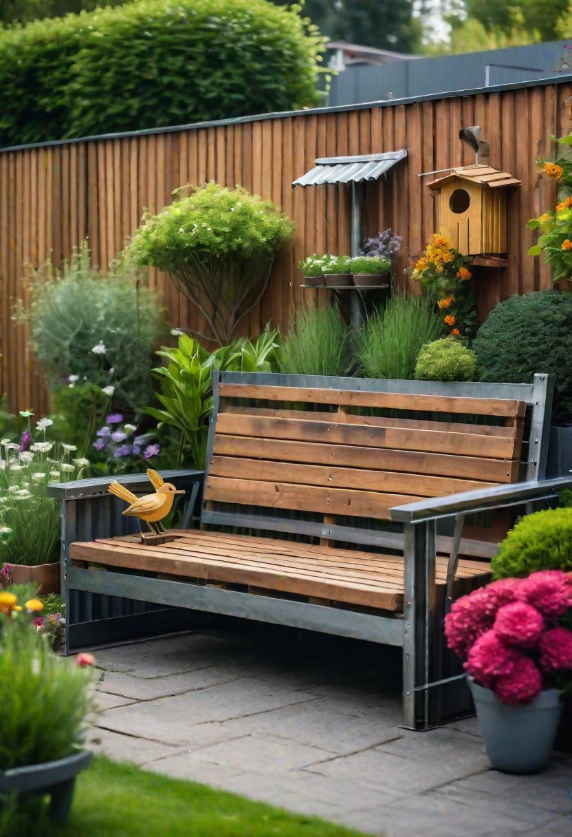 10. Affordable Industrial Garden Privacy Fence-1