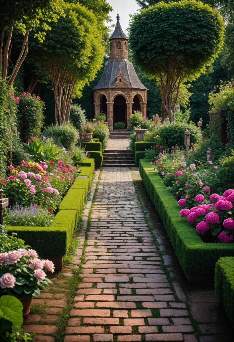 14. Antique Brick Garden Paths-0