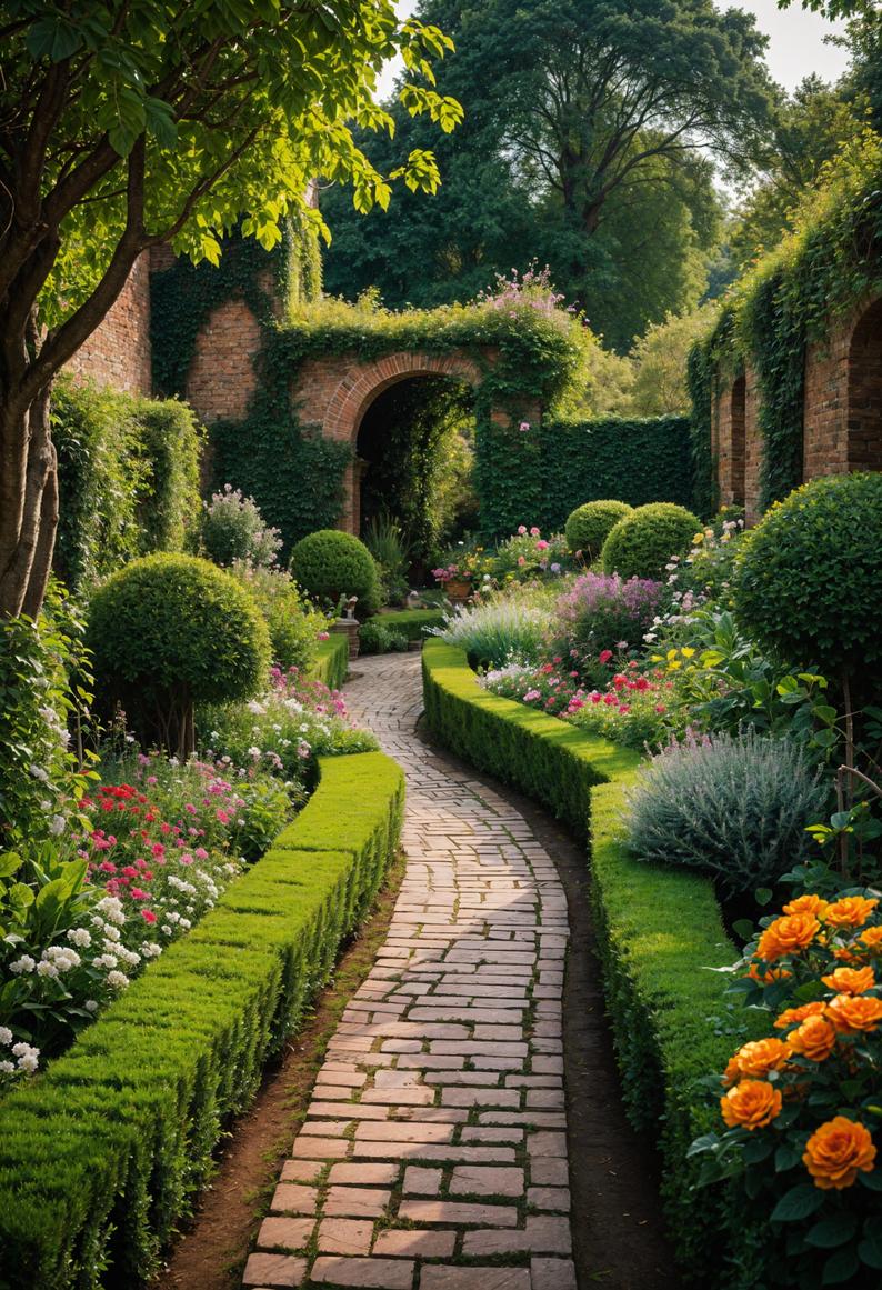 14. Antique Brick Garden Paths-1