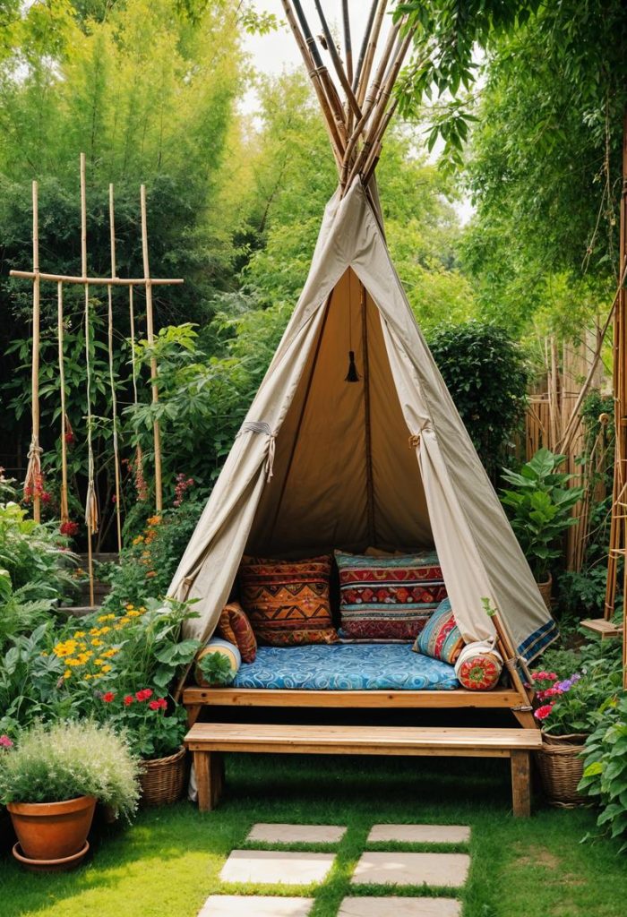 25 Stunning Hippie Garden Ideas for Bohemian Vibes