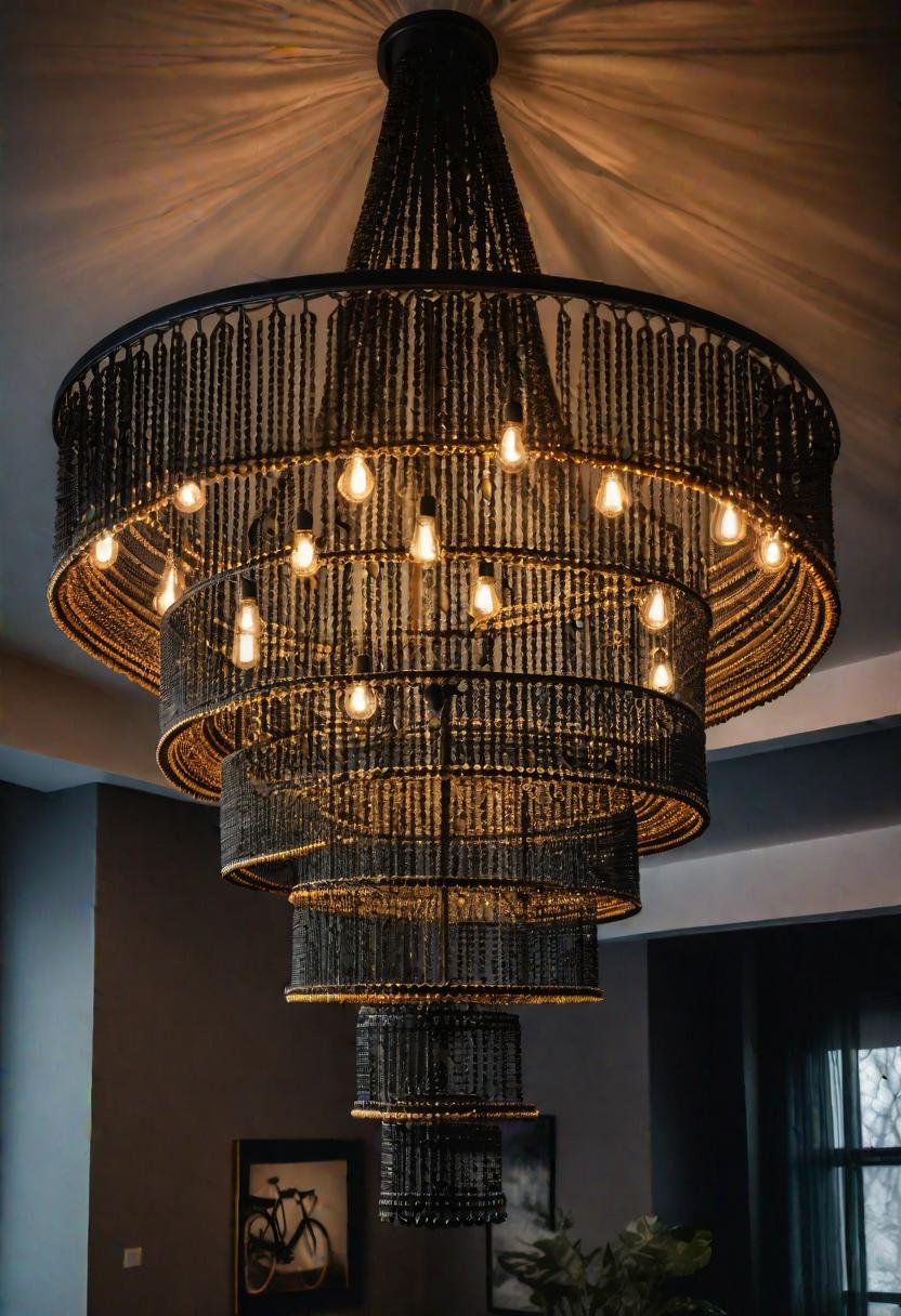 27. Chic Chandeliers from Bike Chains-0