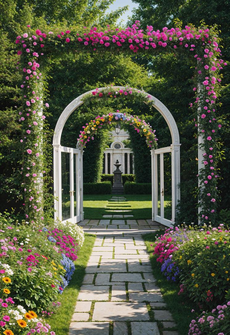 20. Colorful Flower Archway Spotlight-0