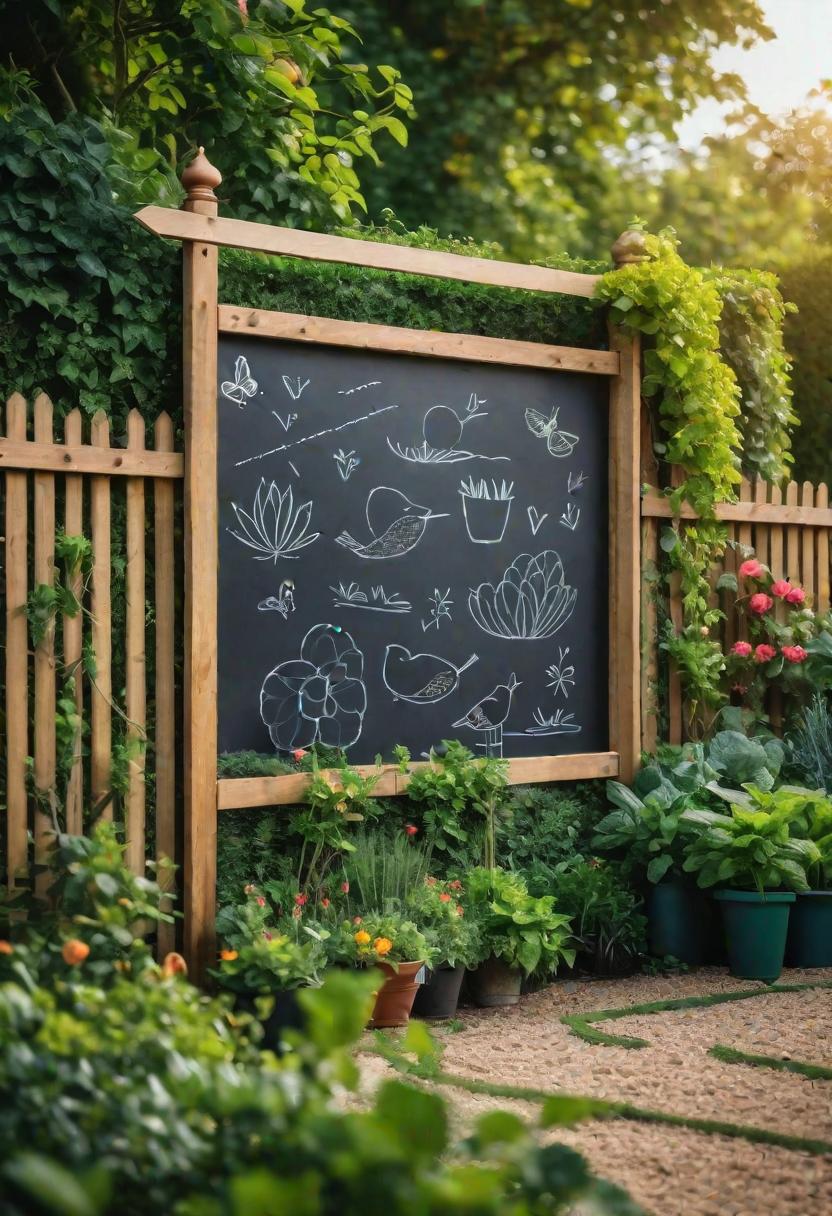 16. Creative Chalkboard Garden Fences-0