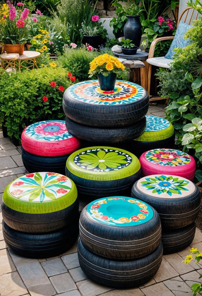 Picture of 35 Eco-Friendly Garden Art Ideas for Your Makeover