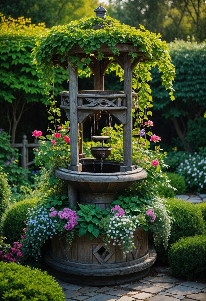 19. Enchanting Wishing Well Planter-0