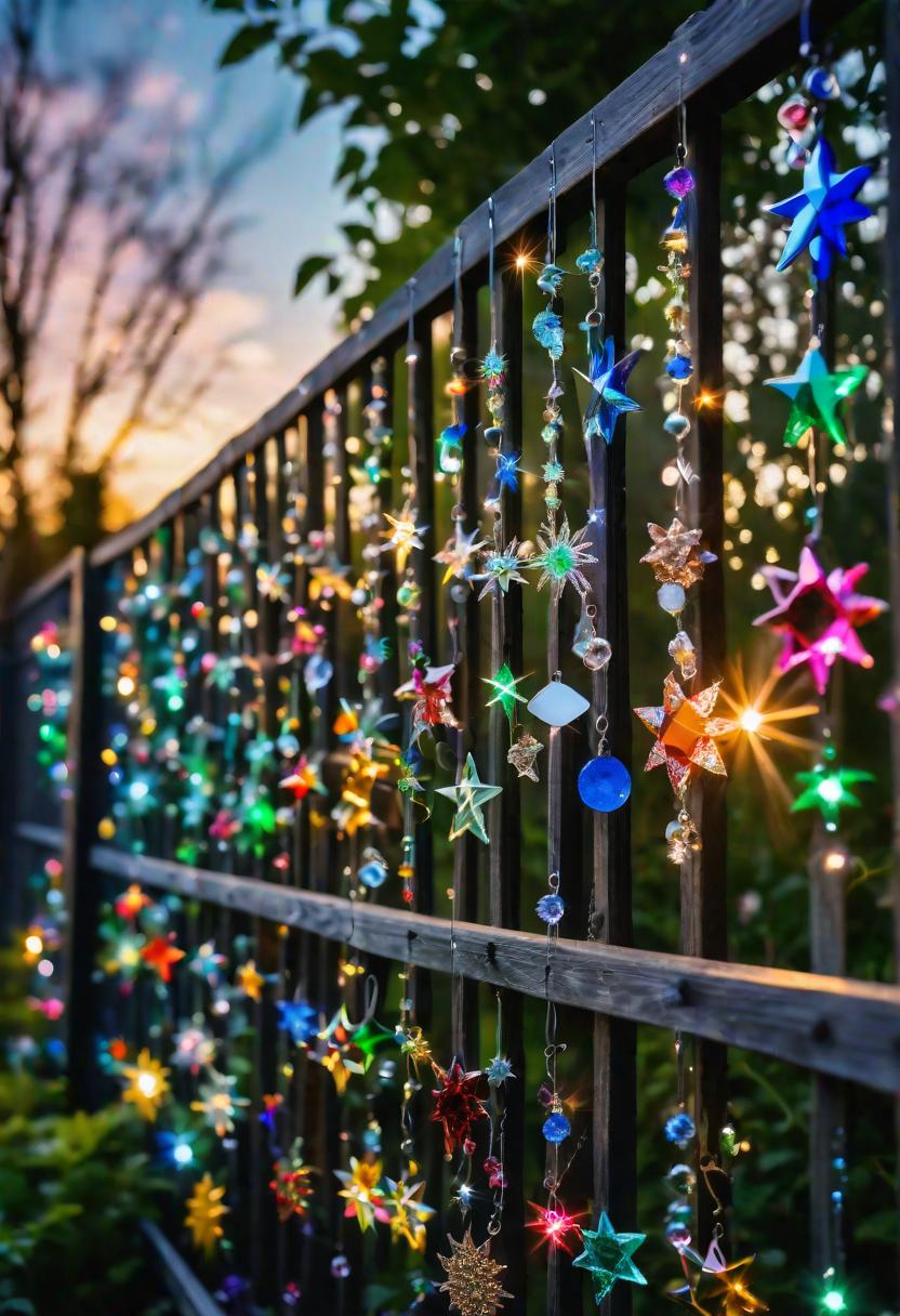 25. Glittering Suncatcher Garden Fence-0