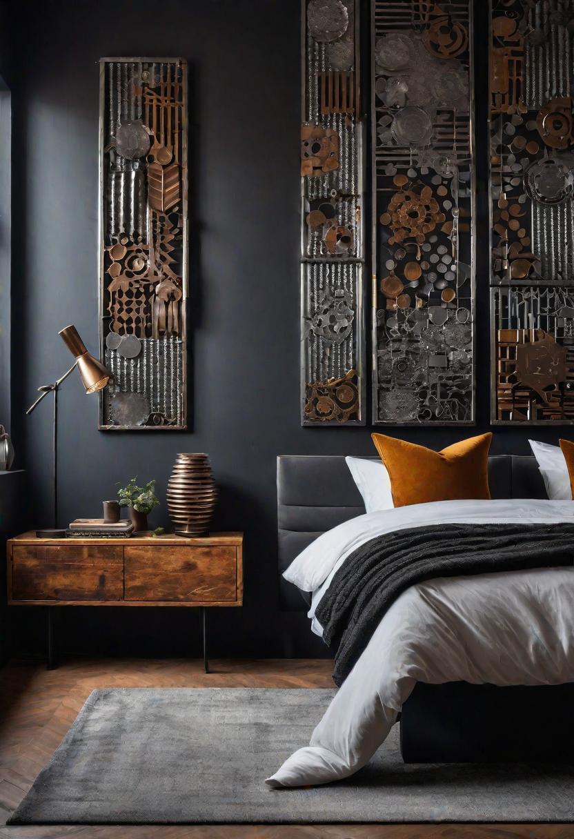 6. Metal Art for Eco-Friendly Bedrooms-0