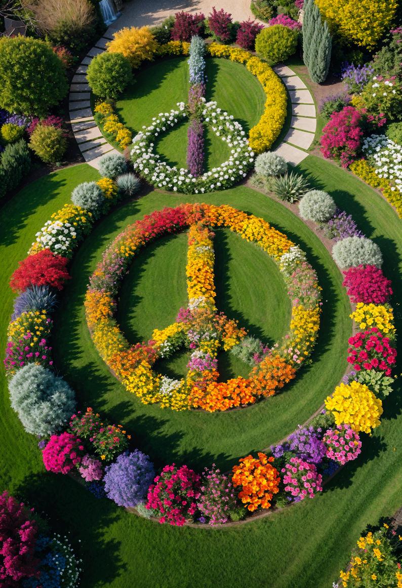 19. Peace Sign Garden Designs-0