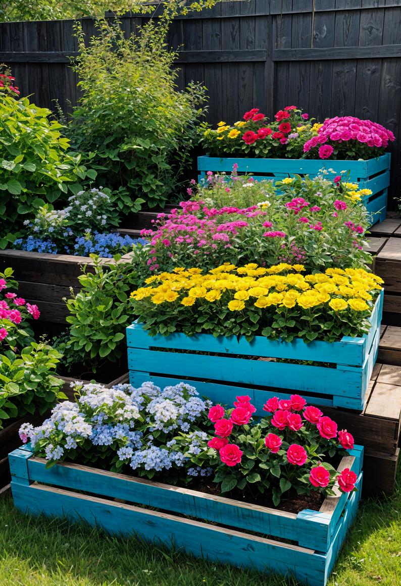 10. Rustic Raised Flower Bed Inspiration-1