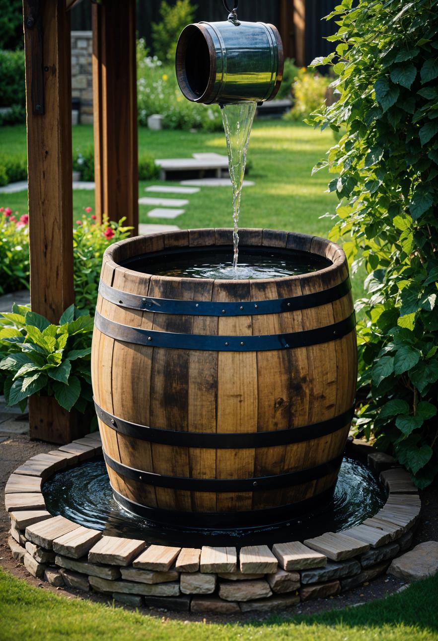 23. Rustic Water Features for Gardens-0