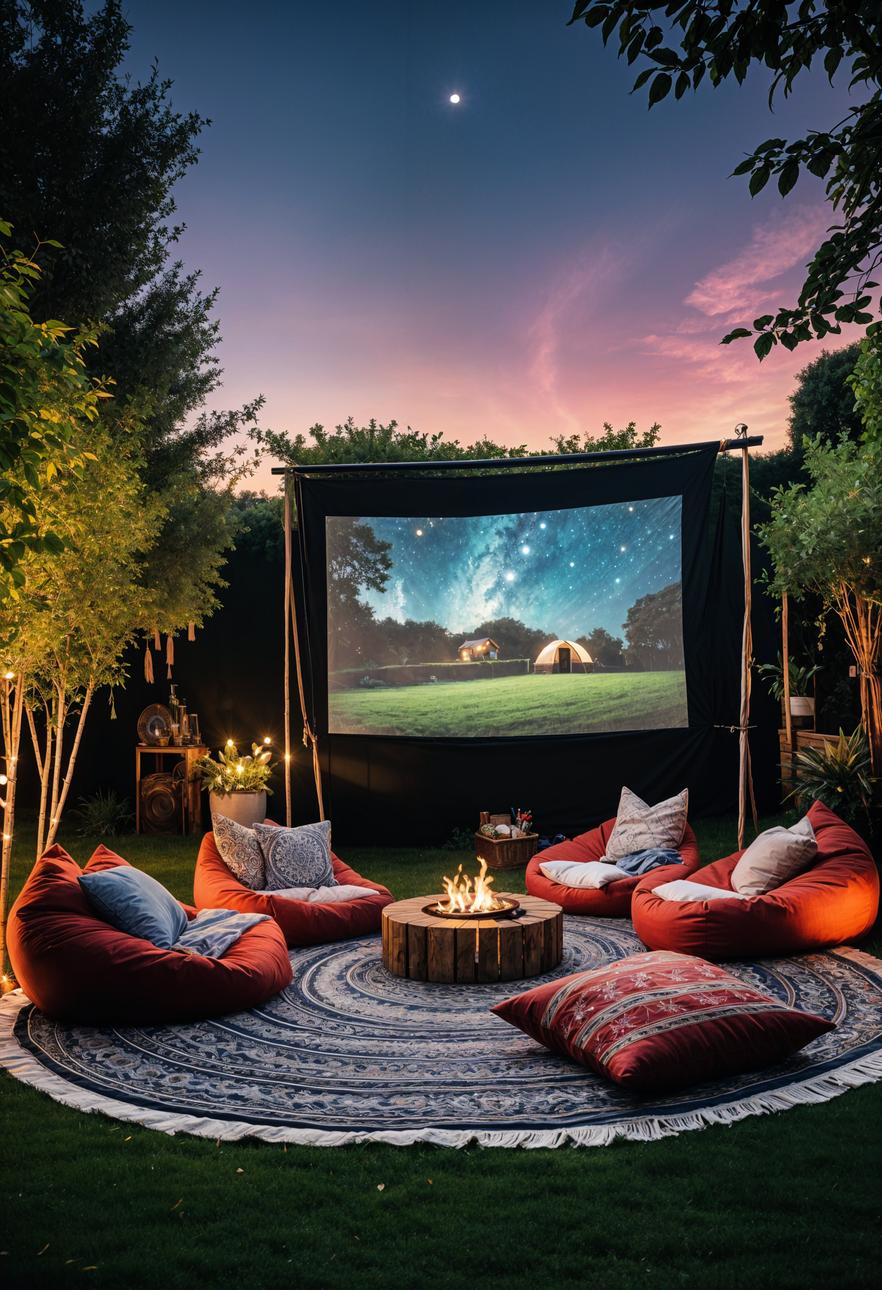 7. **Secluded Outdoor Cinema Experience-0